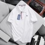 Áo Thun Polo Nam - Áo Thun Nam Cổ Bẻ Phối Sọc Và Thêu Logo Trước Ngực Bền Đẹp Có Big Size