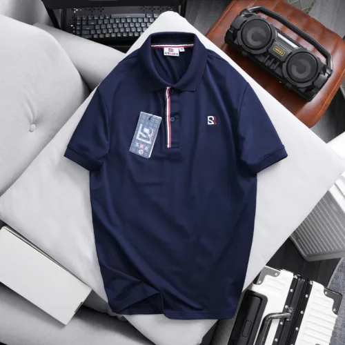 Áo Thun Polo Nam - Áo Thun Nam Cổ Bẻ Phối Sọc Và Thêu Logo Trước Ngực Bền Đẹp Có Big Size