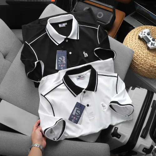Áo Thun Polo Nam - Áo Thun Nam Cổ Bẻ Phối Viền Trẻ Trung Thanh Lịch Có Big Size