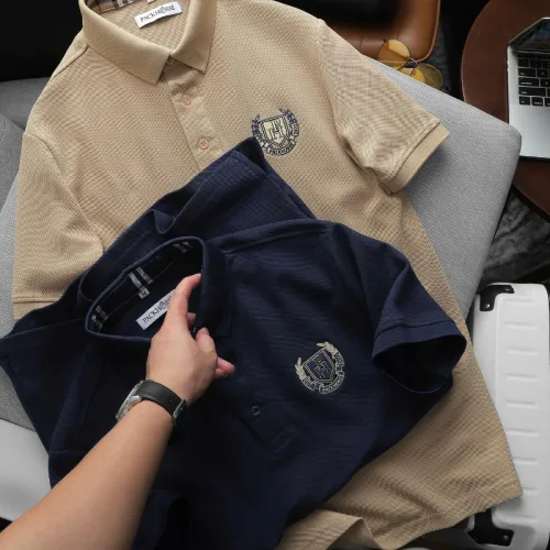 Áo Thun Polo Nam - Áo Thun Nam Cổ Bẻ Thêu Logo Trước Ngực Big Size