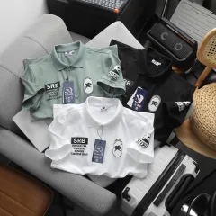 Áo Thun Polo Nam In Chữ Trước Ngực Và Vai Trái Cao Cấp Big Size