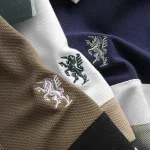Áo Thun Polo Nam Phối Ba Màu Thiêu Logo Trước Ngực (Có Size 3x)