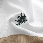 Áo Thun Polo Nam Phối Ba Màu Thiêu Logo Trước Ngực (Có Size 3x)