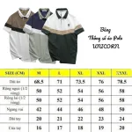 Áo Thun Polo Nam Phối Ba Màu Thiêu Logo Trước Ngực (Có Size 3x)