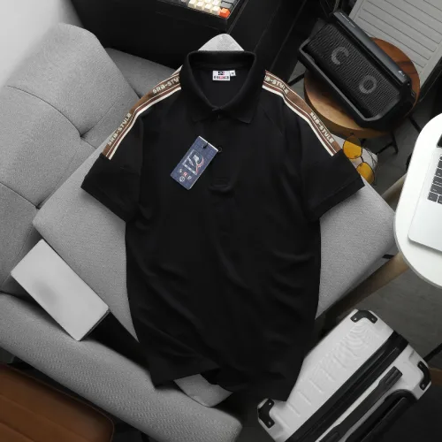 Áo Thun Polo Nam Phối Sọc Chữ Ở Vai Áo Có Big Size