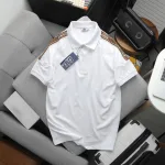 Áo Thun Polo Nam Phối Sọc Chữ Ở Vai Áo Có Big Size