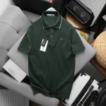 Áo Thun Polo Nam Phối Sọc Thêu Logo Con Ngựa Trước Ngực Có Big Size