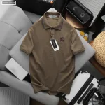 Áo Thun Polo Nam Phối Sọc Thêu Logo Con Ngựa Trước Ngực Có Big Size