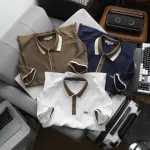 Áo Thun Polo Nam Thêu Logo Chữ Ph First Choice Trước Ngực Và Phối Viền Màu (Size Từ 45-95kg)