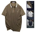 Áo Thun Polo Nam Thêu Logo Chữ Ph First Choice Trước Ngực Và Phối Viền Màu (Size Từ 45-95kg)