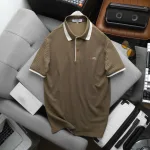 Áo Thun Polo Nam Thêu Logo Chữ Ph First Choice Trước Ngực Và Phối Viền Màu (Size Từ 45-95kg)
