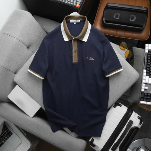 Áo Thun Polo Nam Thêu Logo Chữ Ph First Choice Trước Ngực Và Phối Viền Màu (Size Từ 45-95kg)