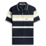 Áo Thun Sọc Có Cổ Nam Trung Niên Có Túi Thun Cotton Cao Cấp (Có size 3x)