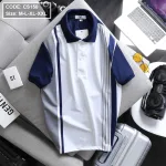 Áo Thun Polo Nam Tay Ngắn Kẻ Sọc Dọc