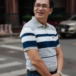 Áo Thun Sọc Nam Trung Niên Cổ Bẻ Có Túi