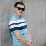 Áo Thun Sọc Nam Trung Niên Cổ Bẻ Có Túi