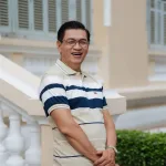 Áo Thun Sọc Nam Trung Niên Cổ Bẻ Có Túi