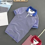 Áo Thun Polo Sọc Nam Cổ Bẻ Có Túi