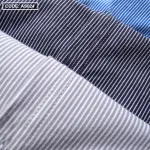 Áo Thun Polo Sọc Nam Cổ Bẻ Có Túi