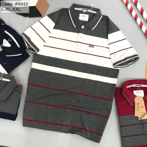 Áo Thun Sọc Polo Nam Có Túi Cao Cấp
