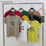 Áo thun thái nữ form rộng in chữ why not