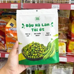 Sỉ đậu Hà Lan Tỏi Ớt Yolo Food 100g