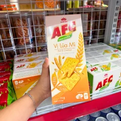 Bánh Afc Vị Lúa Mì - Bánh Kinh Đô Afc Dinh Dưỡng 172g (8 Gói x 21,5g)