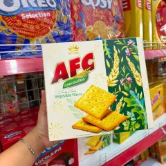 Bánh Afc Vị Rau - Bánh Kinh Đô Afc Dinh Dưỡng 279,5g (13 Gói x 21,5g)