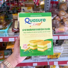 Bảng giá sỉ bánh Bông Lan Kem Hương Cốm Bibica Quasure Light 126g - 7 Gói x 18g