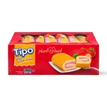 Bánh Bông Lan Tipo Cuộn Kem Ngọt Hương Dâu 360g