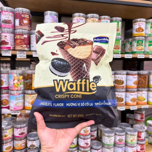 Bánh Ốc Quế Waffle Socola Adorable 300g phù hợp để tham khảo khi chọn Adorable