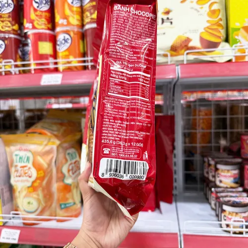 Bánh Chocopie Tình - Bánh Orion Chocopie Dạng Túi 435.6g (12 Gói)