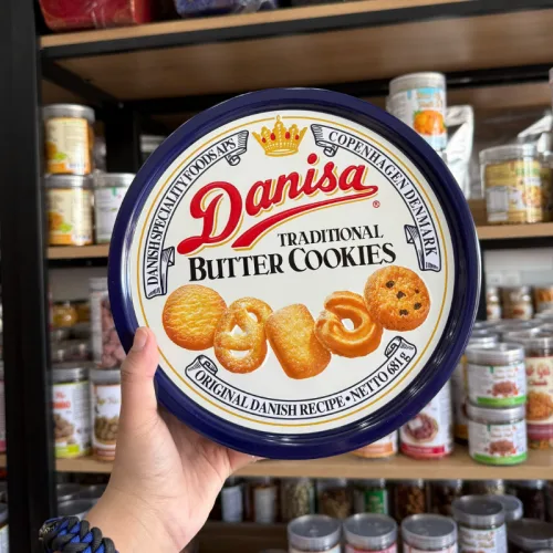 Bánh Danisa 681g - Bánh Quy Bơ Danisa (Kèm Túi) - Hộp Quà Tết