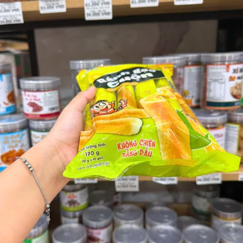 Bánh Gạo Cuộn Vị Bắp Thanh Ngọt 170g (17g x 10 Gói)