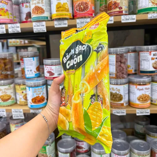 Bánh Gạo Cuộn Vị Bắp Thanh Ngọt 170g (17g x 10 Gói)