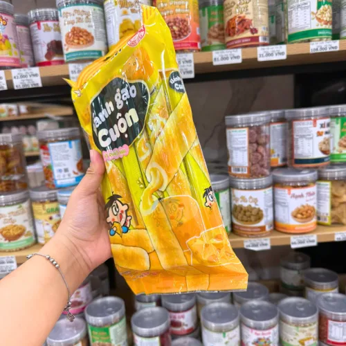 Bánh Gạo Cuộn Vị Phô Mai 170g (17g x 10 Gói)