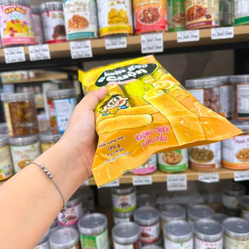 Bánh Gạo Cuộn Vị Phô Mai 170g (17g x 10 Gói)