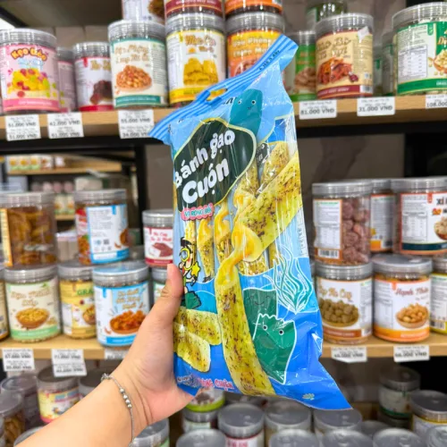 Bánh Gạo Cuộn Vị Rong Biển Không Chiên Bằng Dầu 170g (17g x 10 Gói)