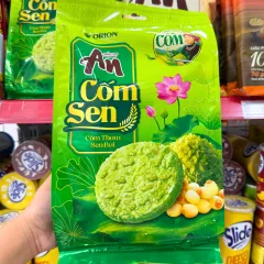 Bánh Gạo Nướng AN Cốm Sen Orion 168g