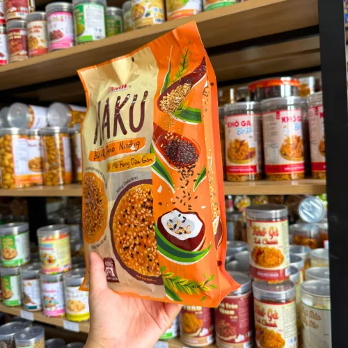 Bánh Gạo Nướng OISHI HAKU Vị Mè Rang Dừa Giòn 138g