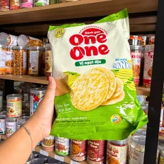Sỉ bánh Gạo ONE ONE Gói Xanh Lá Vị Ngọt Dịu 150gr