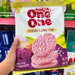 Sỉ bánh Gạo One One Khoai Lang Tím 100gr