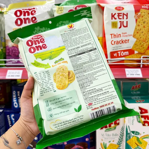 Bánh Gạo ONE ONE Vị Tảo Biển Bạch Tuộc Nướng 104g