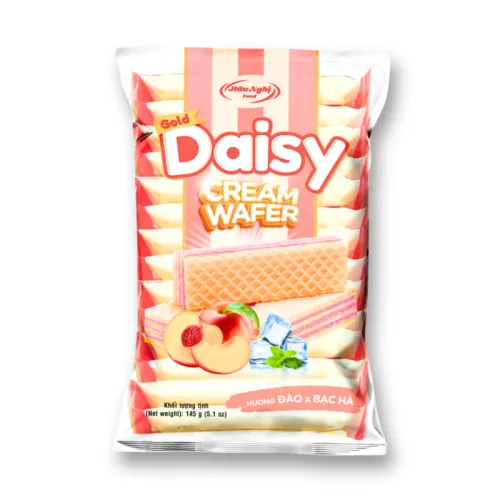 Bánh Kem Xốp Hữu Nghị Daisy Hương Đào & Bạc Hà 145g
