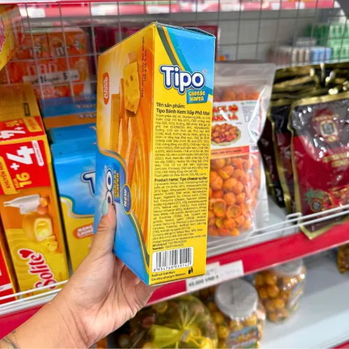 Bánh Kem Tipo Phô Mai Hộp 180g - Bánh Xốp Tipo Hương Vị Nguyên Bản