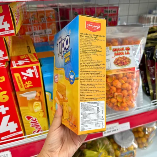 Bánh Kem Tipo Phô Mai Hộp 180g - Bánh Xốp Tipo Hương Vị Nguyên Bản