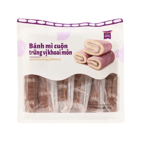 Bánh Mì Cuộn Trứng Vị Khoai Môn Heshan 360g