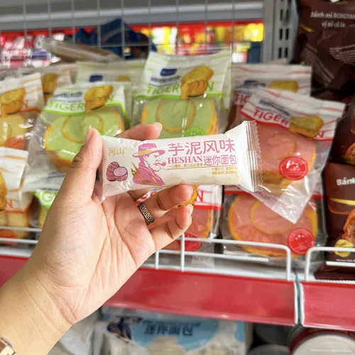 Bánh Mì Sữa Chua HESHAN Vị Khoai Môn - Thùng 2kg