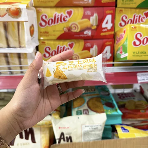 Bánh Mì Sữa Chua HESHAN Vị Phô Mai - Thùng 2kg