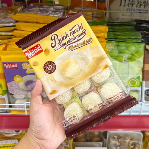 Bánh Mochi Phủ Dừa Weisiel Vị Sữa Đậu Nành Muối 180g